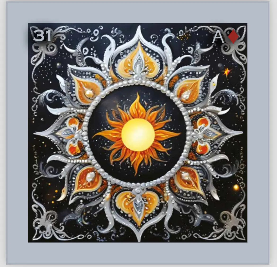 Night Angel Lenormand MINI Inspiration Anges sombres