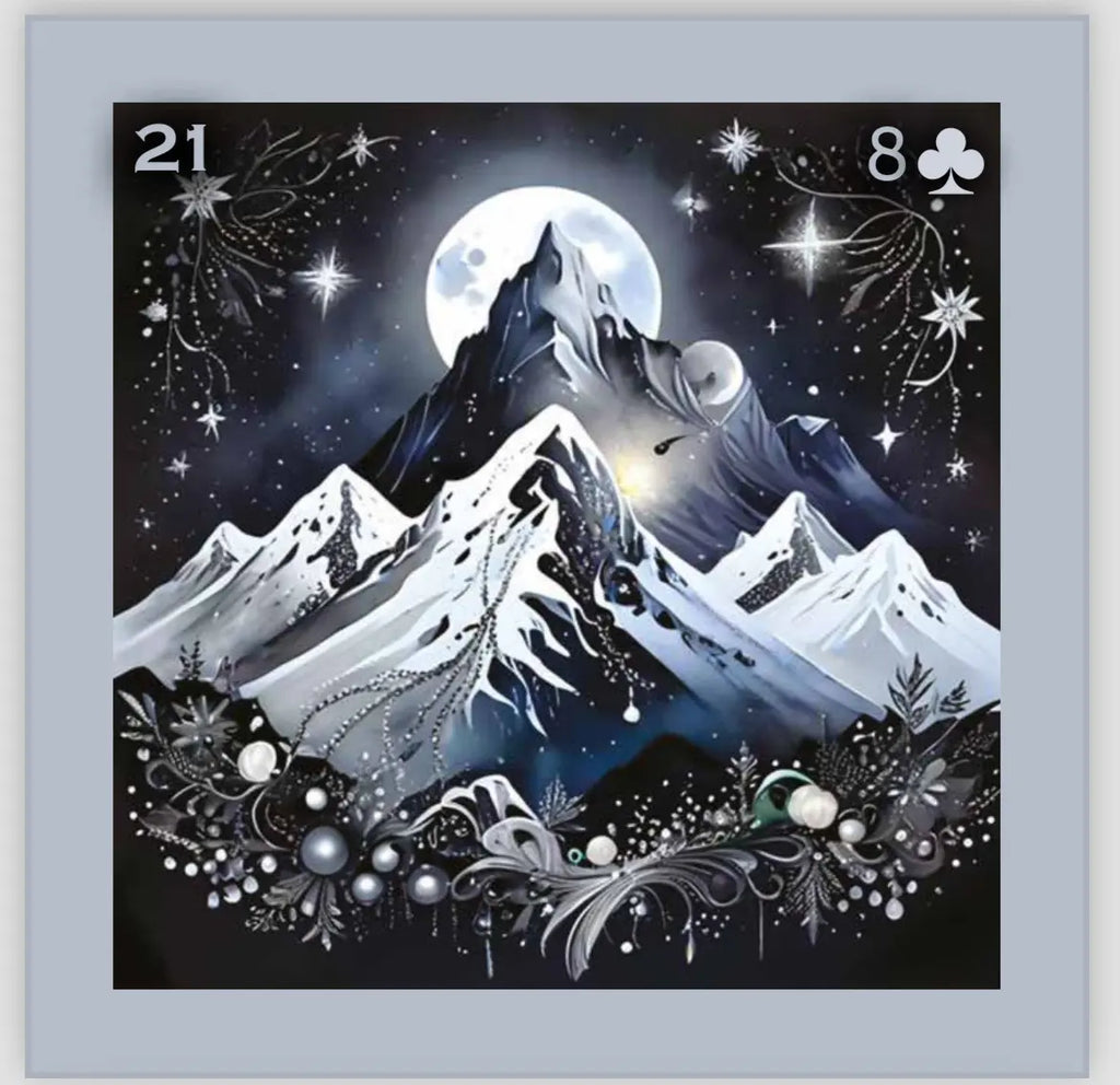 Night Angel Lenormand MINI Inspiration Anges sombres
