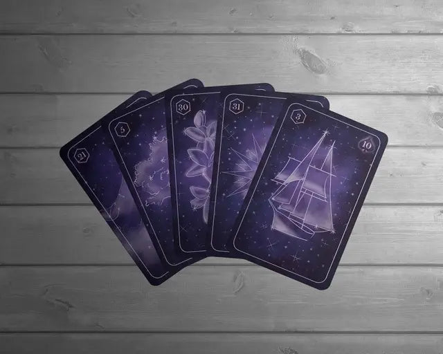 STARLIT LENORMAND MYSTERY BOX SET, STARLIT ASTROLOGICAL LENORMAND