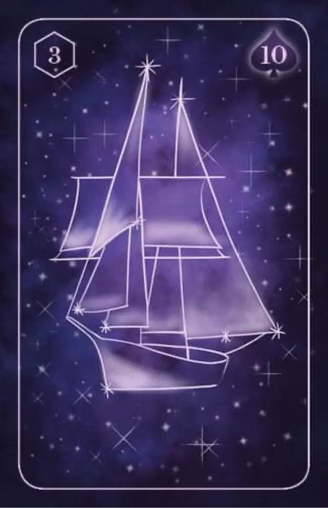 STARLIT LENORMAND MYSTERY BOX SET, STARLIT ASTROLOGICAL LENORMAND