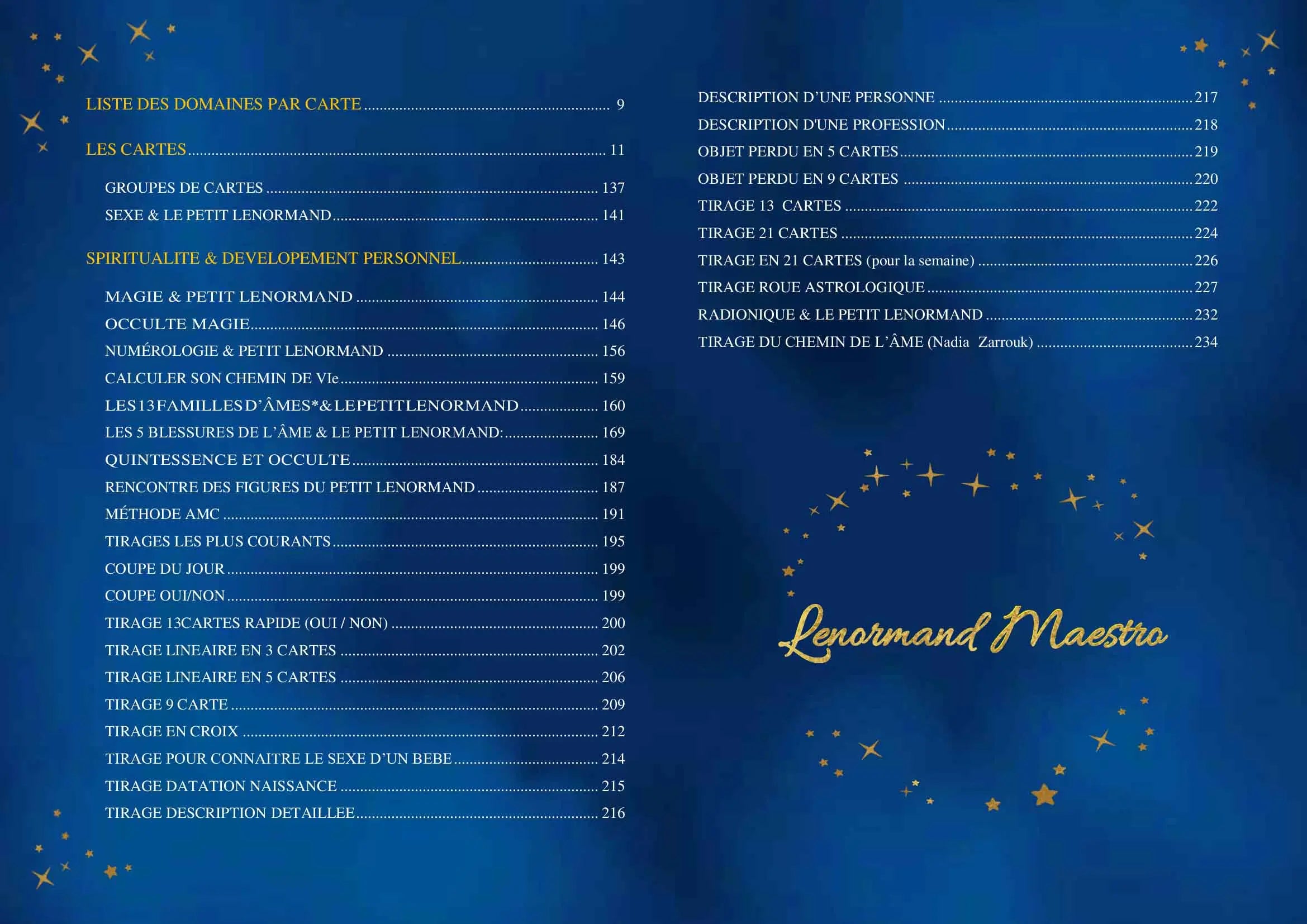 Lenormand Maestro GENESIS 2.1 COMPLETE GUIDE BOOK