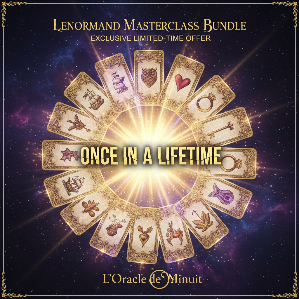 LOT EXCEPTIONNEL — 11 Masterclass Petit Lenormand + 2 Vidéos Offertes